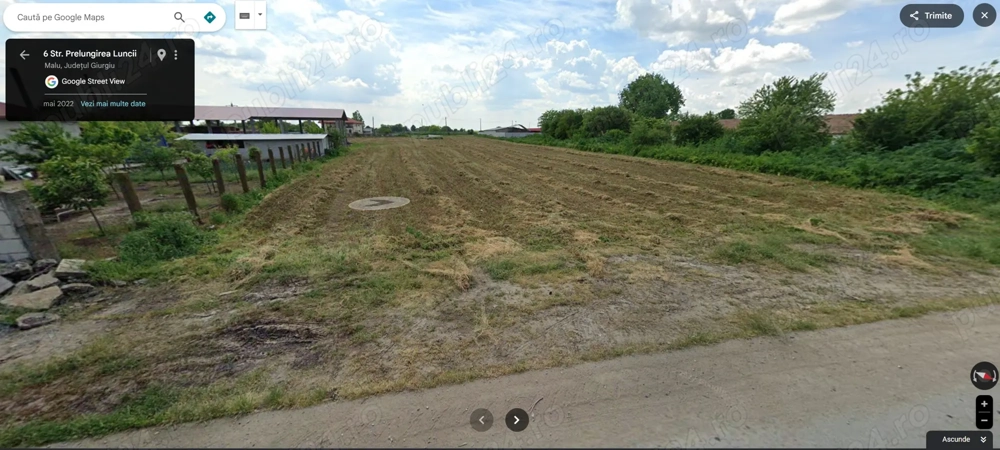 Vand teren intravilan Comuna Malu Jud Giurgiu