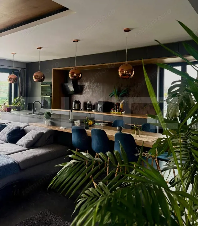 Penthouse de lux 3 camere, 120 mp, 2 bai, terasa, 2 parcari acoperite, Borhanci