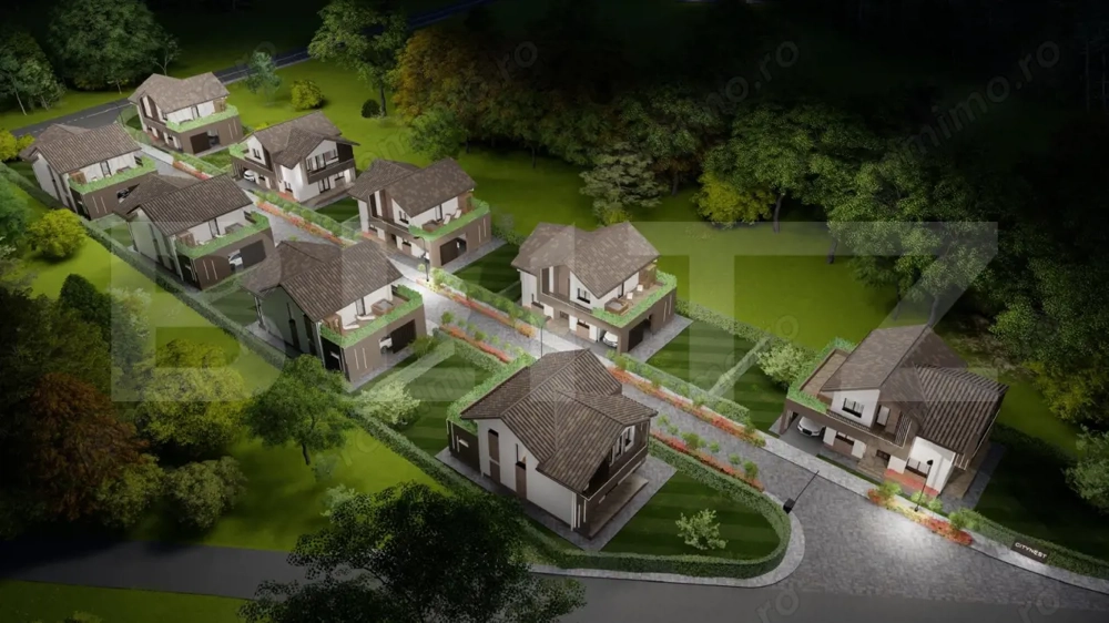 Ansamblu rezidential de 7 case individuale, zona rezidentiala Moara Ansamblu rezidential de 7 case individuale, zona rezidentiala Moara