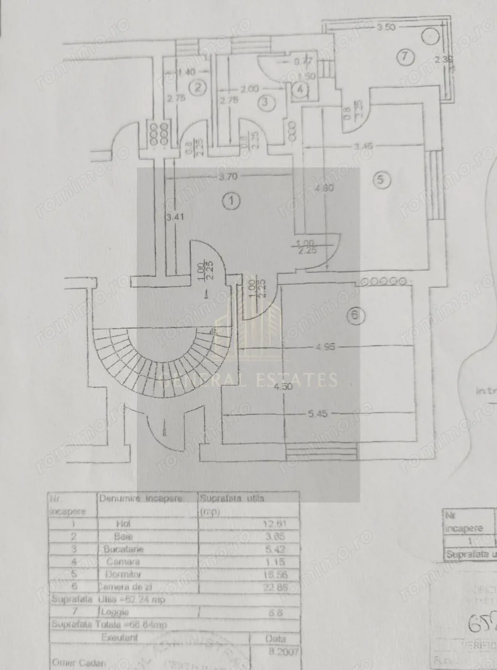 Vânzare apartament cu 2 camere - 69 m.p. Centru - Copou - Iași