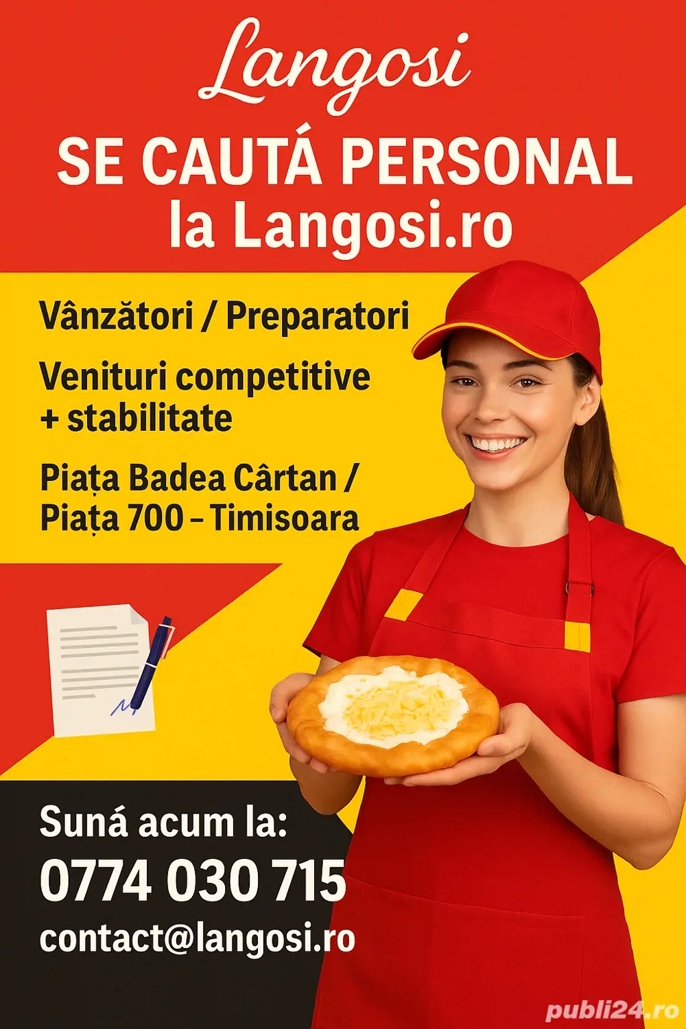 Angajam personal Langosi.ro 