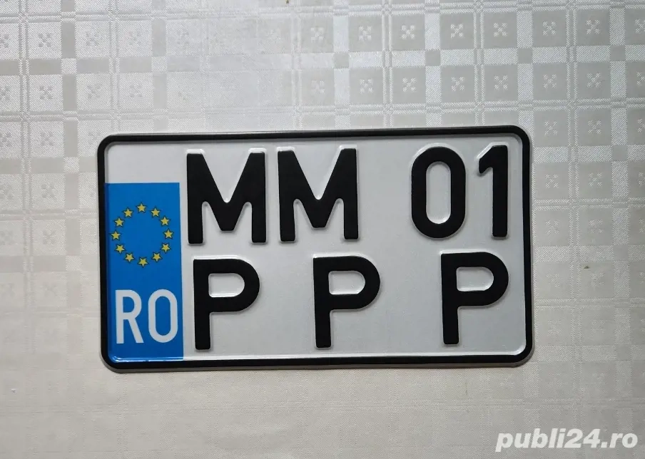 numere auto ornamentale 