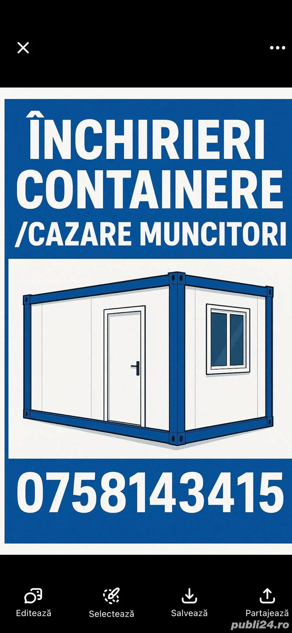 inchirieri containere  cazare 