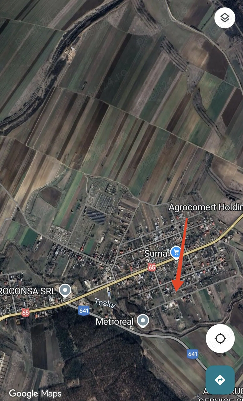 Proprietar   Teren Intravilan 1200 mp, Pielești