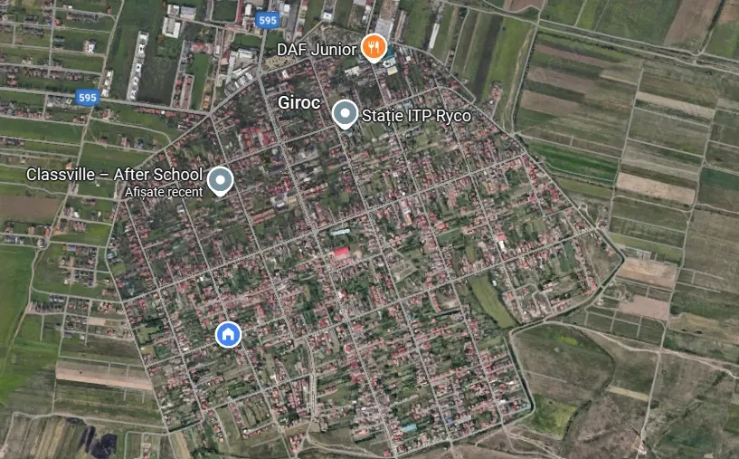 COMISION 0%-Giroc-intravilan-1225mp-Central