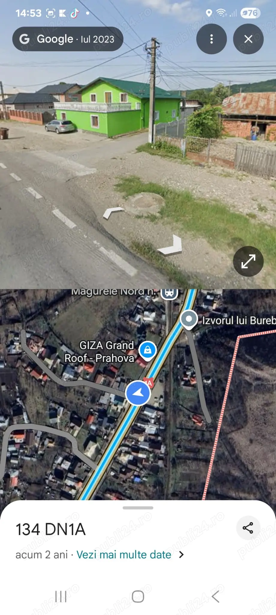 Teren intravilan Coada Malului