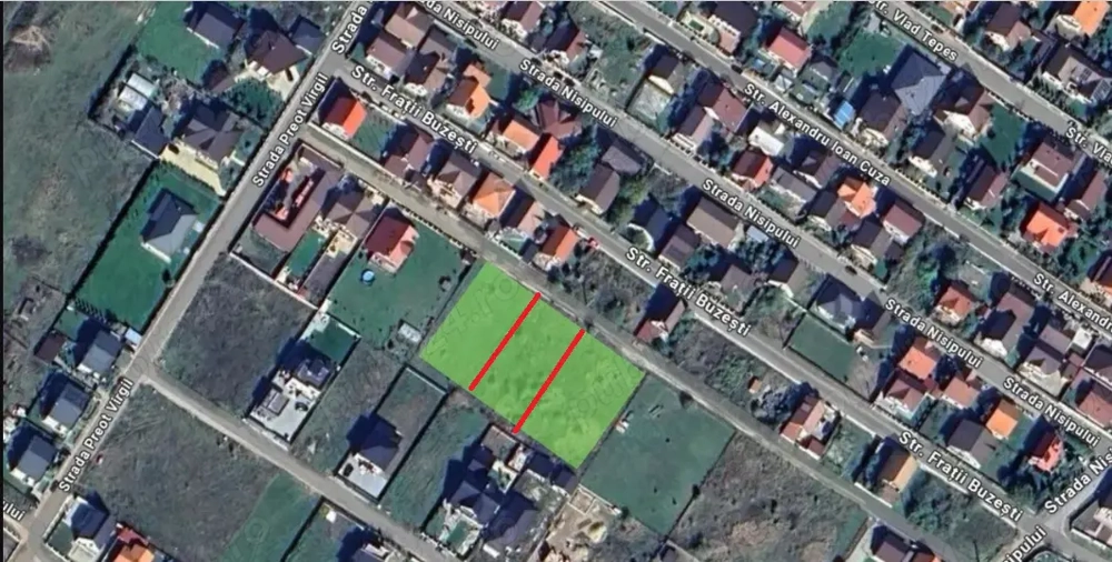 2 loturi de casa Cristian utilitati in fata terenului zona Superba