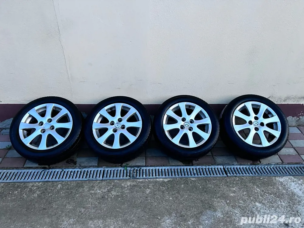 Roti aluminiu, anvelope Semperit 185/55/15, prindere 4x100