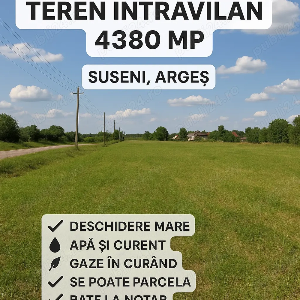 Teren intravilan Suseni