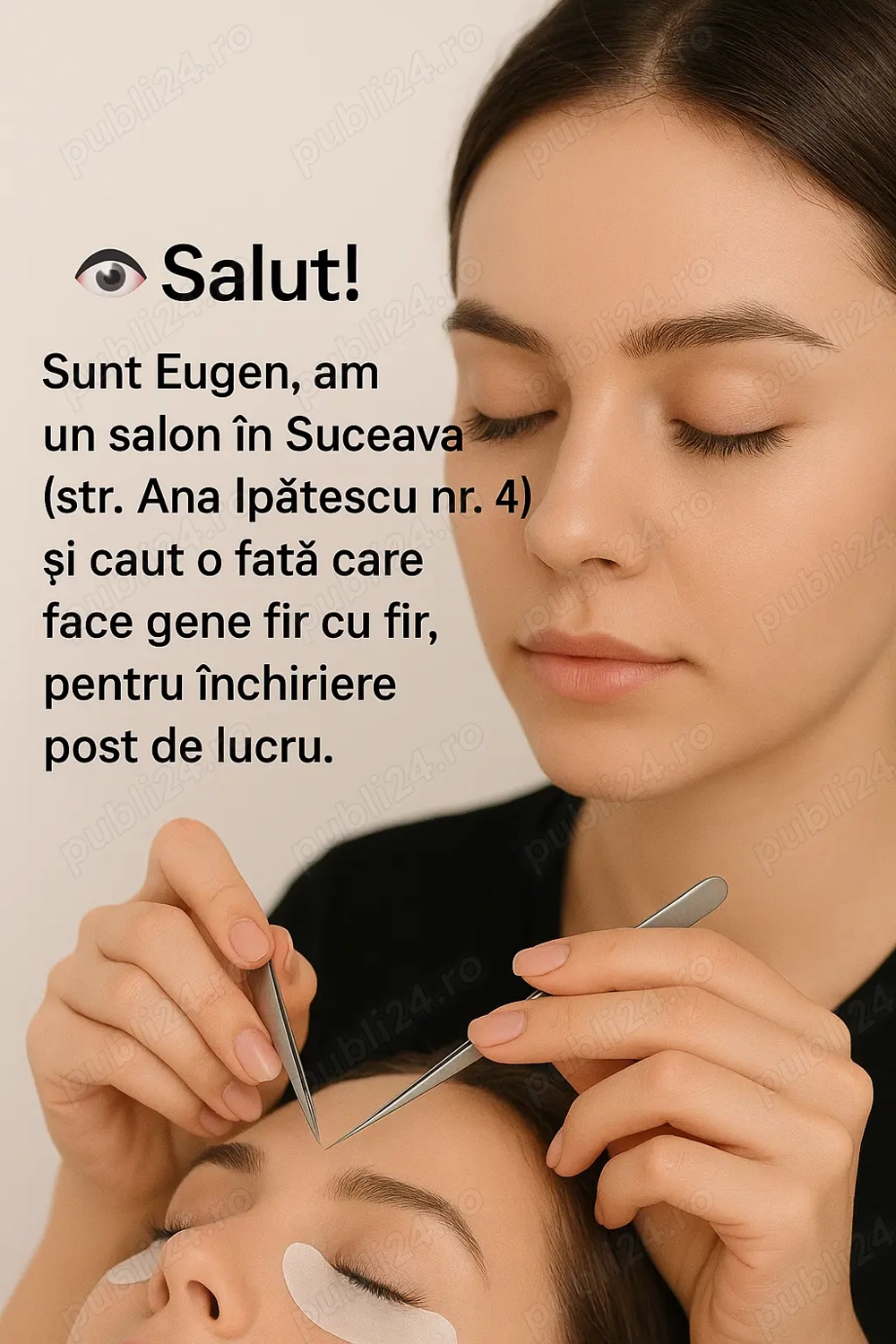 Inchiriez post de lucru gene fir cu fir  Inchiriez post de lucru gene fir cu fir