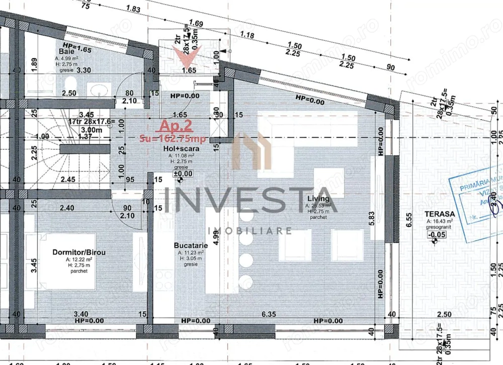 Casa tip Duplex cu 384 mp teren!