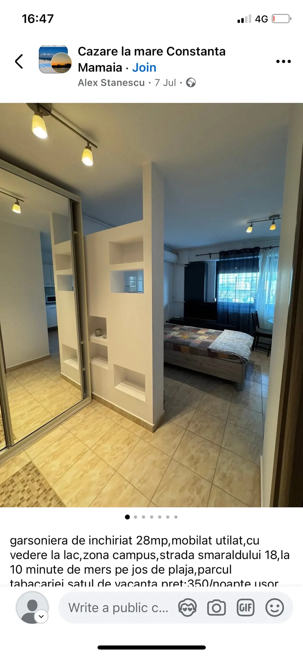 Vanzare Garsoniera zona Campus Universitate