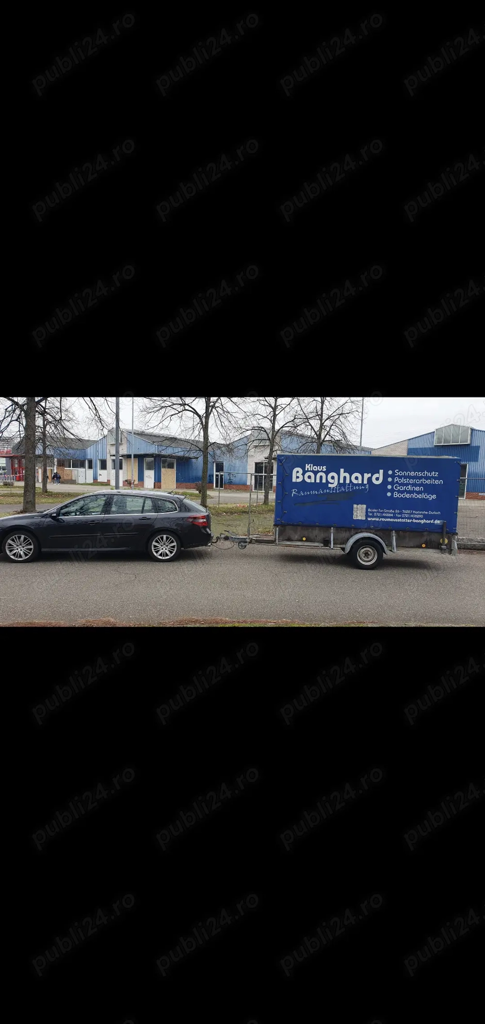 Remorca Auto 1300 kg ,Cu sistem frânare 