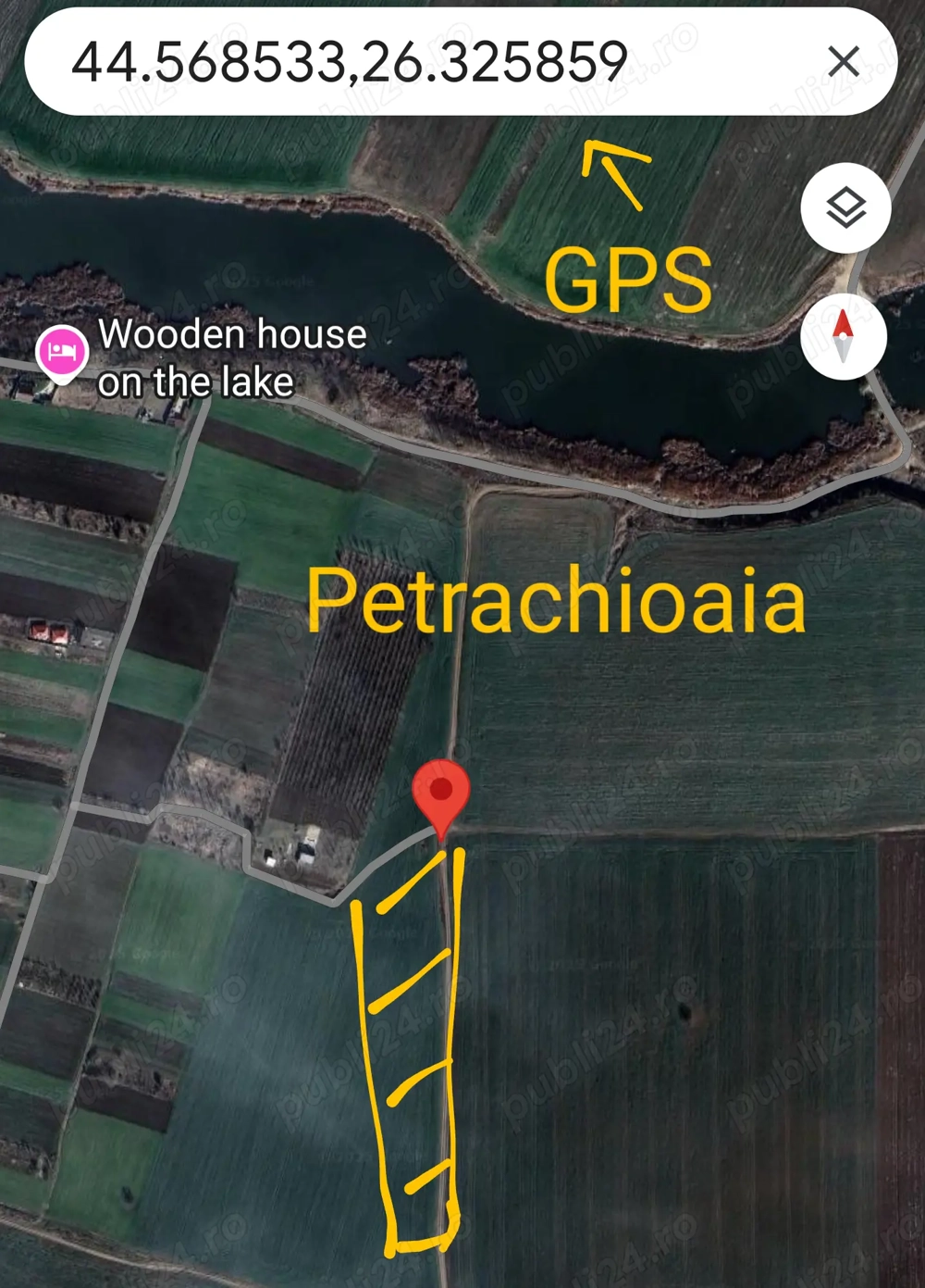 Afumați Surlari 5000 mp zona Grădini langa Lac Mostiștea 