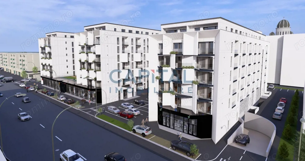 Apartament de vanzare in bloc nou, 3 camere, etaj 2, lift, comision 0%