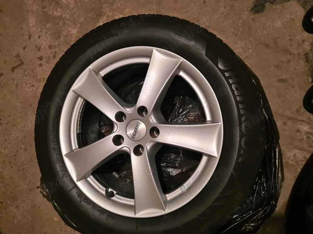 Roți/jantede iarnă pe 17/5×112