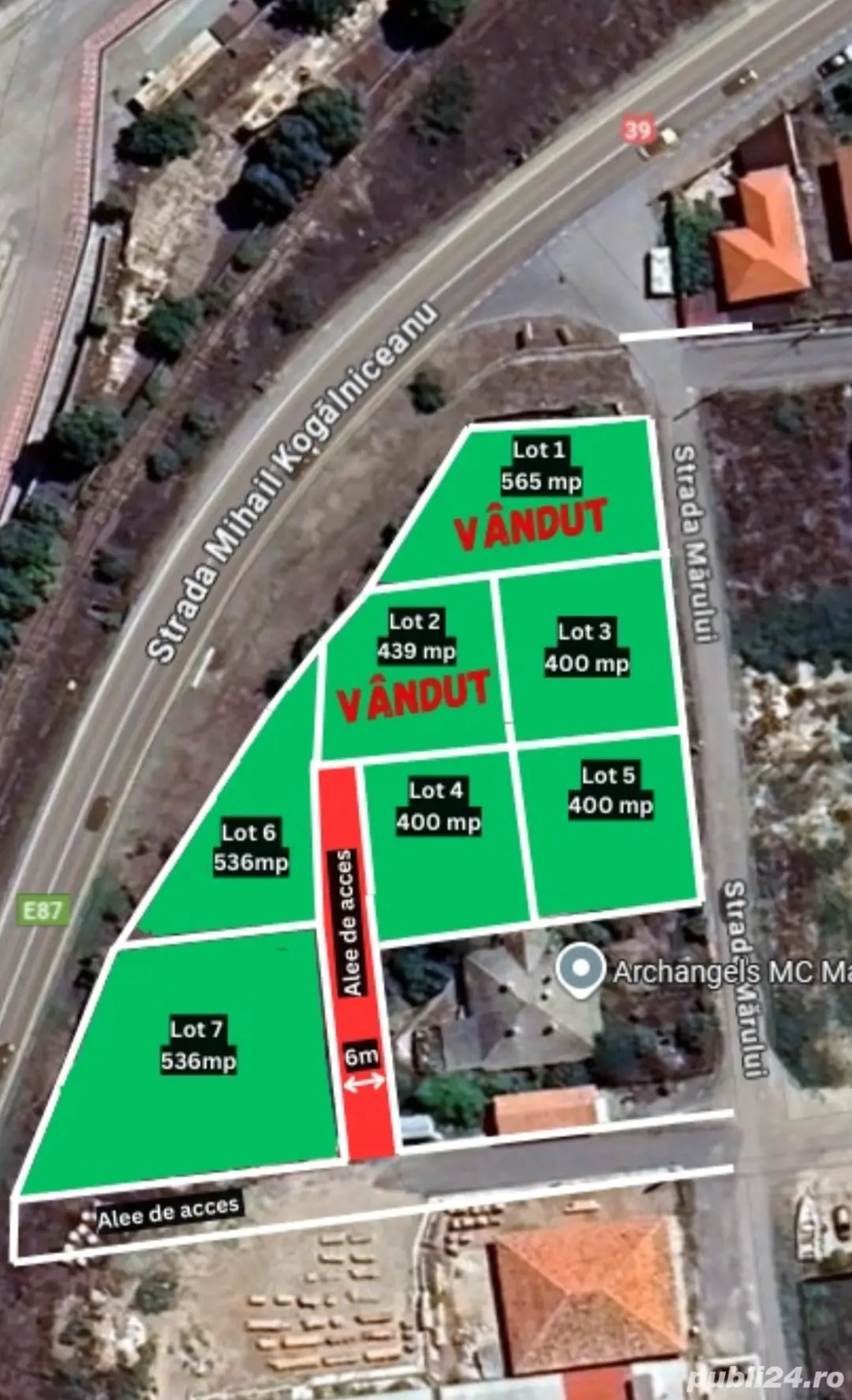 vind in Rate loturi de teren intravilan 