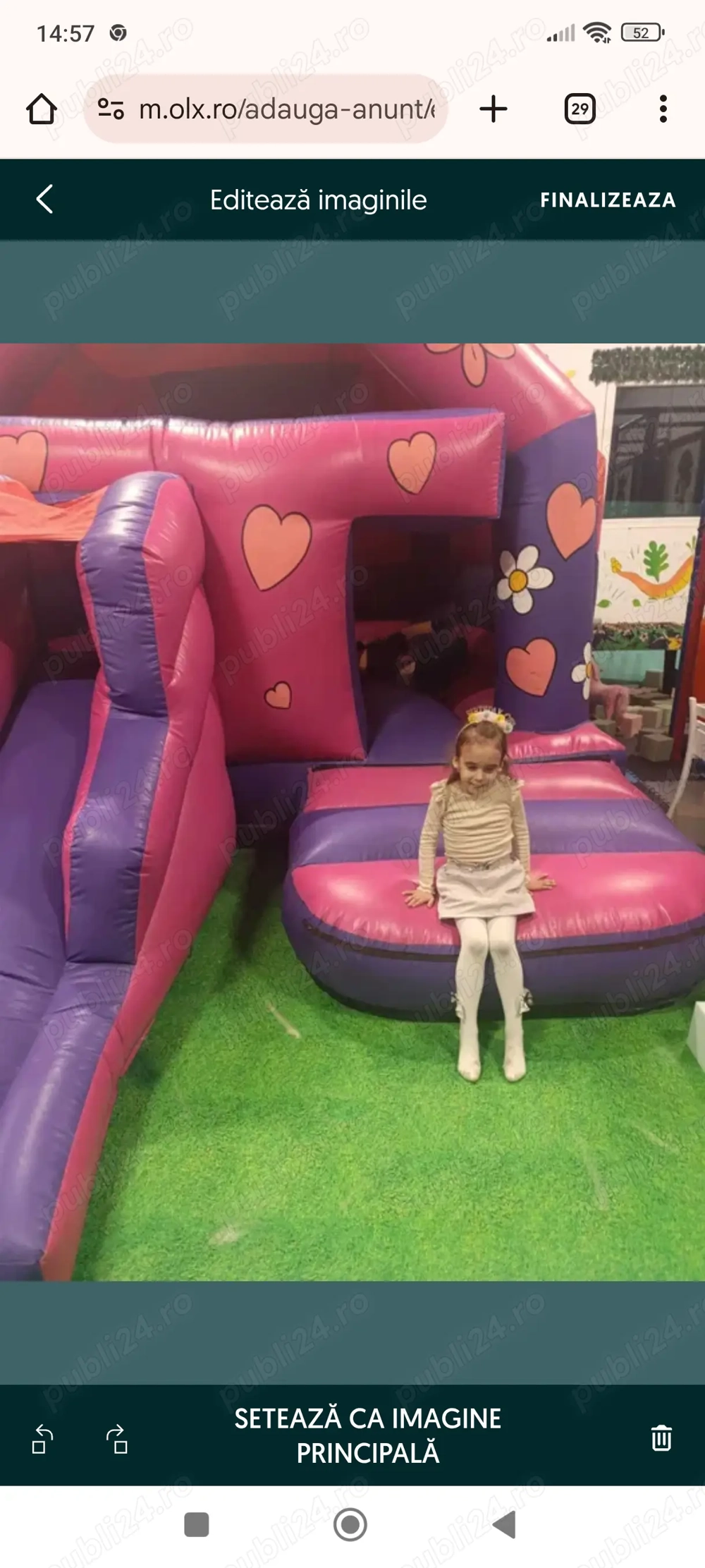 Tobogan gonflabil bouncy castel