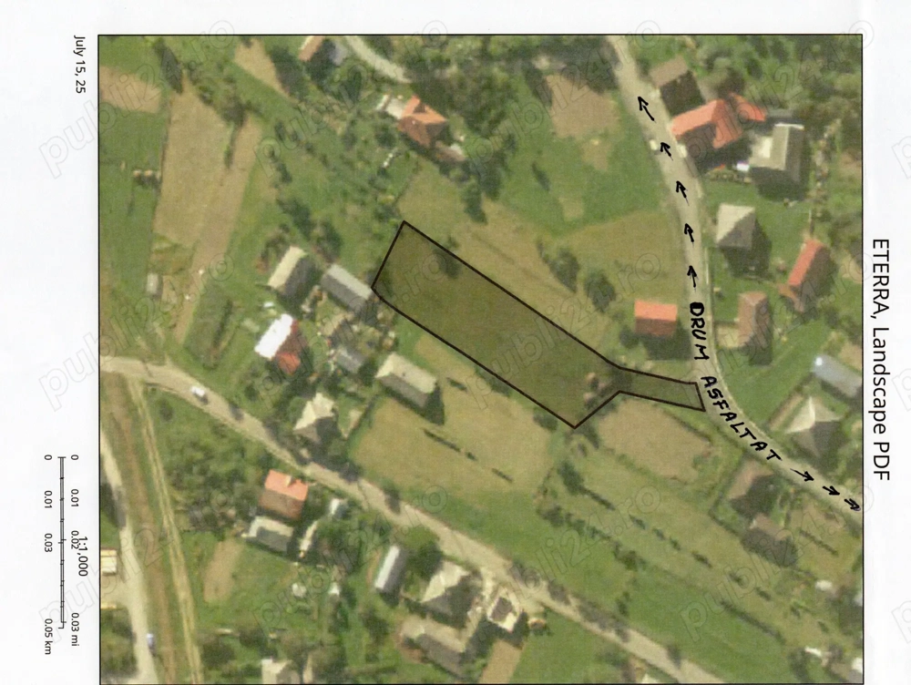 Teren Intravilan construibil în comuna Lunca Ilvei