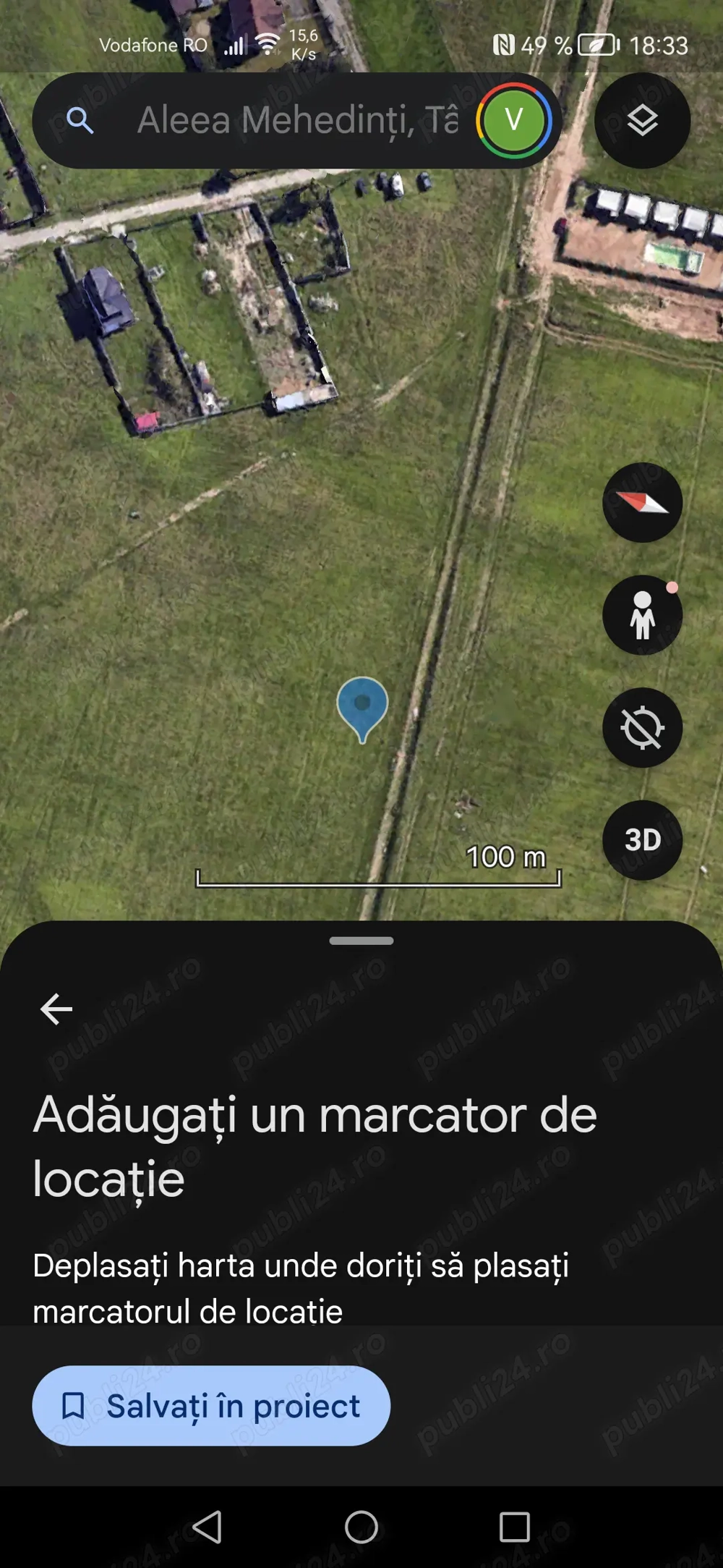 Vant teren in prelumgirea Aleea Mehedinti, Tg jiu case in vecinatate