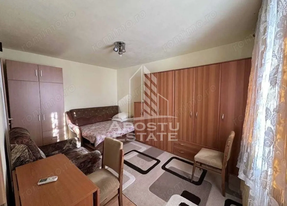 Apartament cu o camera aproape de Complexul Studentesc, 30 mp, clima