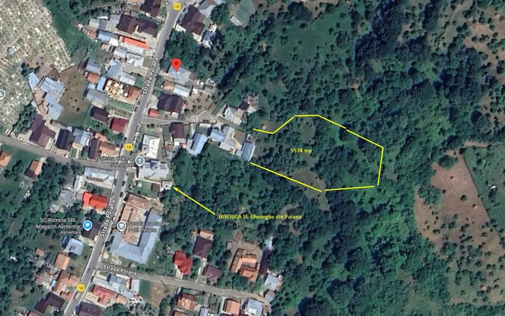 Proprietar vand 5524 mp teren intravilan in Comarnic, str.Poiana 185 -oferta excelenta pe axa Buc-BV