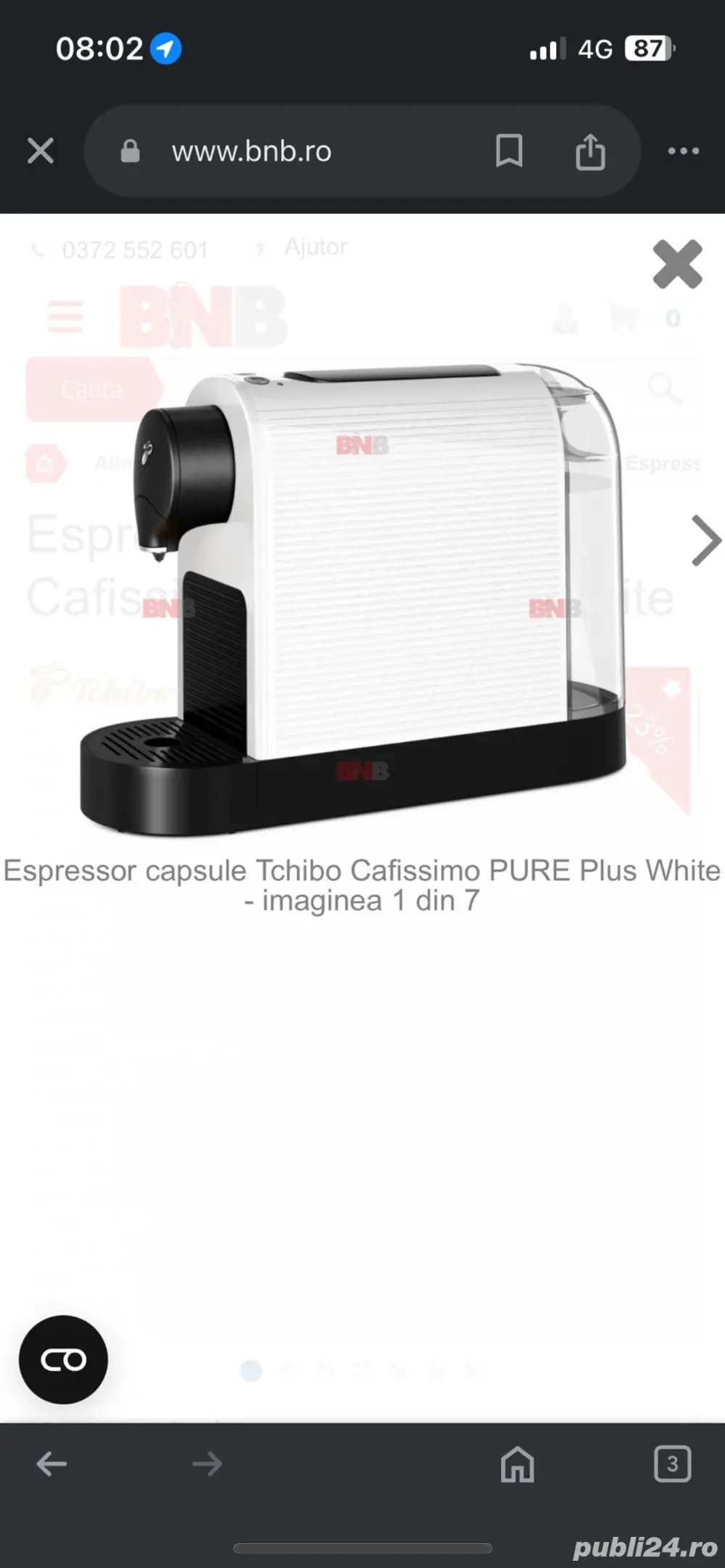 Aparat cafea capsule 