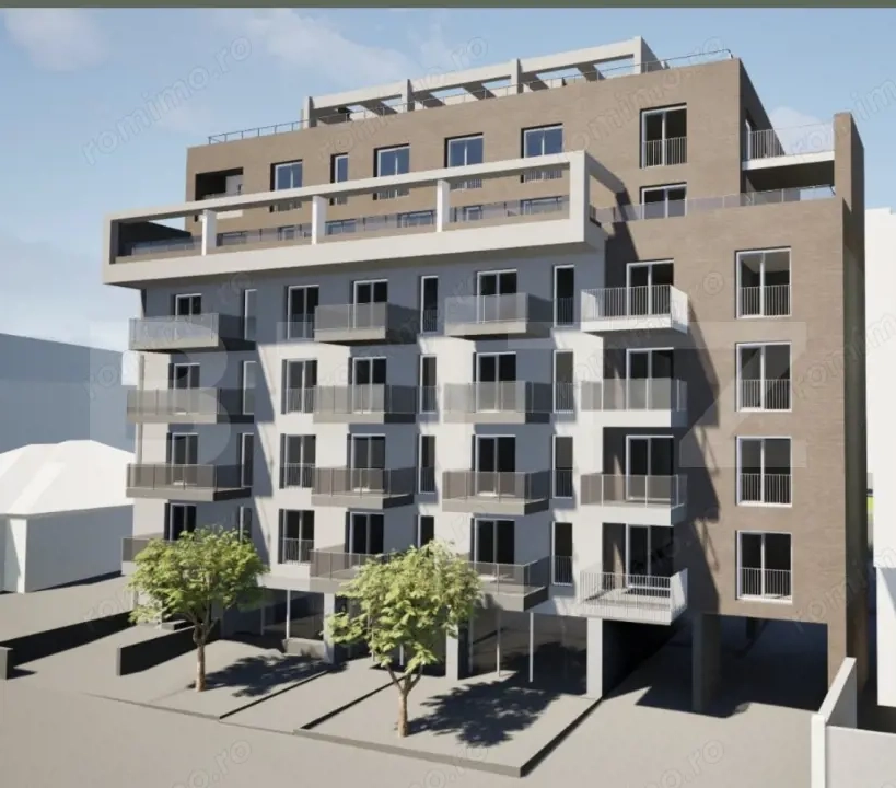 Apartament cu 2 camere, semifinisat, 56 mp, zona Iulius Mall