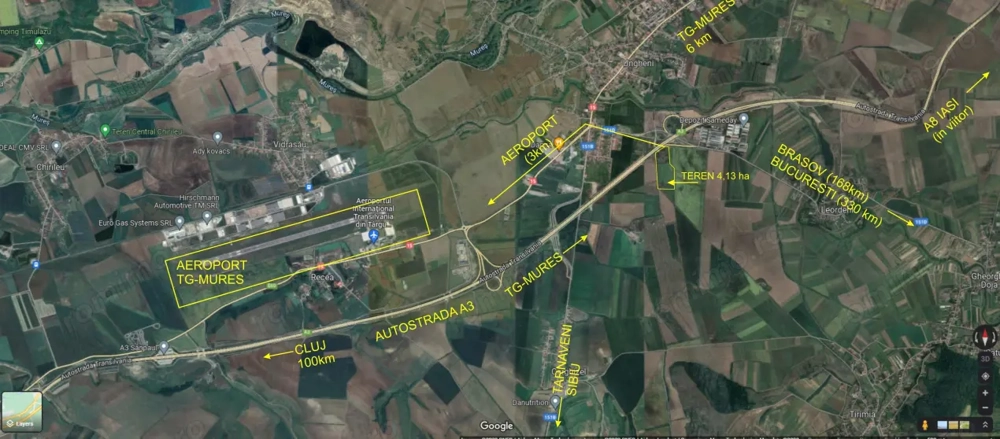 Oportunitate investitie- teren extravilan suprafata de 41.356 mp in Ungheni