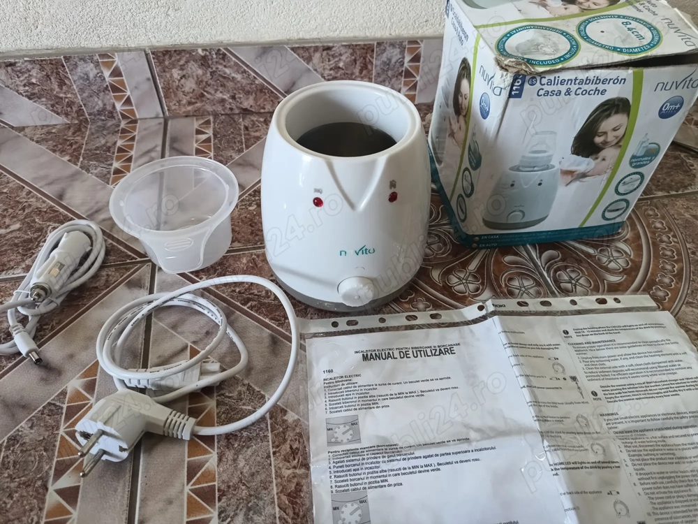 Incalzitor Biberoane alimente bebelus casa si masina Nuvita 1160  pt copii alimentație 
