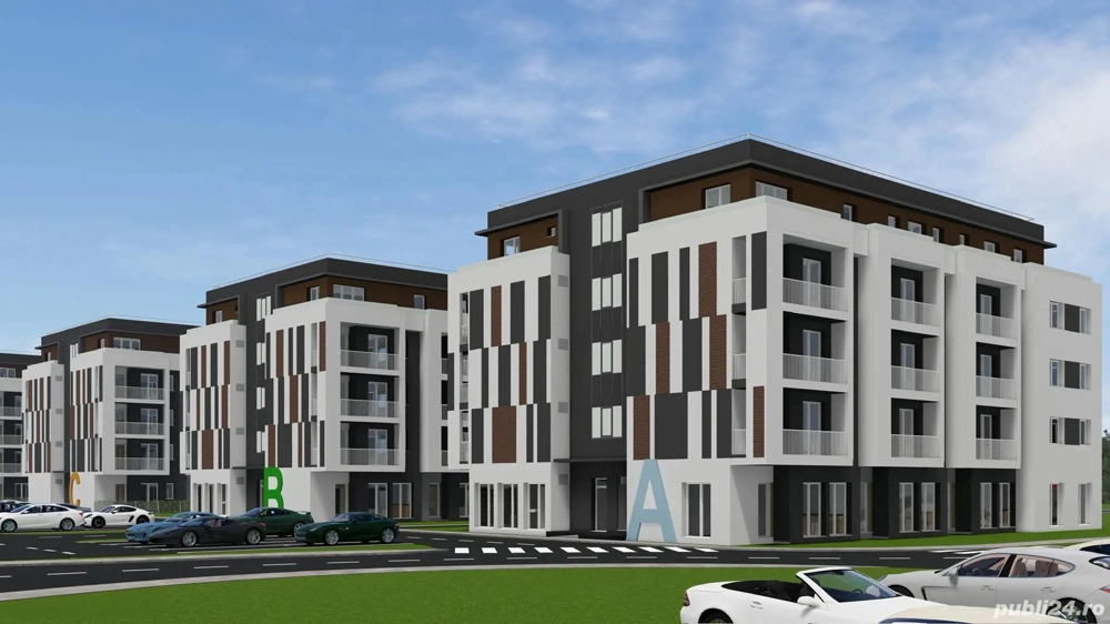 Proiect de apartamente noi cu 2-3 camere 