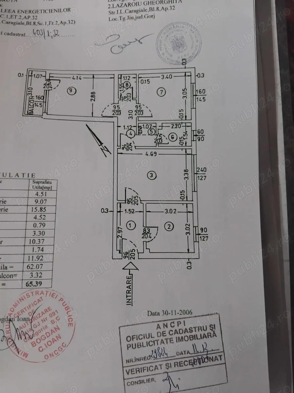 Apartament 3 camere, Targu-Jiu Energeticienilor