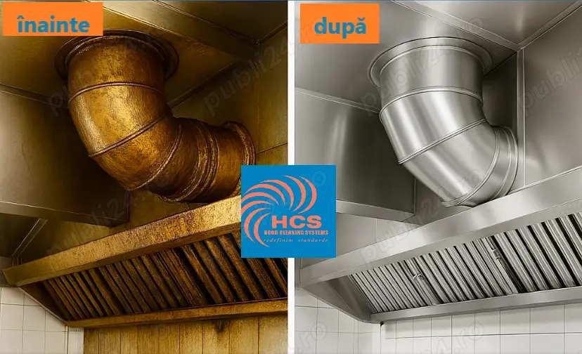 curatare specializata hote  tubulaturi motoare sistemeHVAC