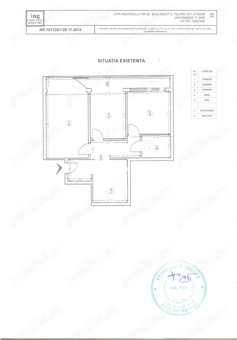 De vanzare apartament 3 camere, Dorobanti, etaj 4 6, 70 mp utili De vanzare apartament 3 camere, Dorobanti, etaj 4 6, 70 mp utili
