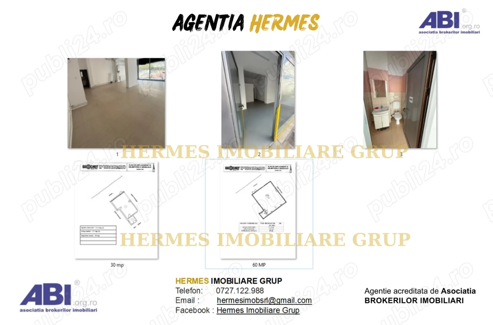 Se inchiriaza Spatiu comercial stradal  60 mp, Micro 19