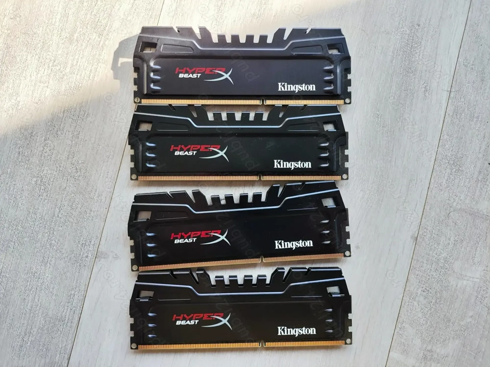 Kit Memorie Kingston HyperX 16GB, DDR3, 2400MHz, CL11, 1.5V, kit 4x4GB