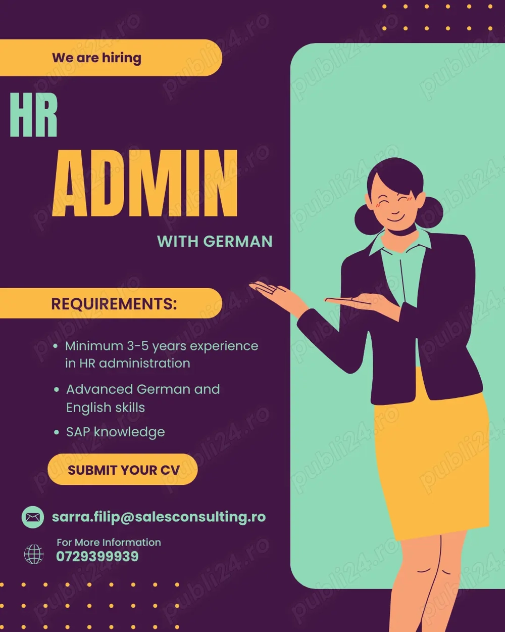HR Admin with German