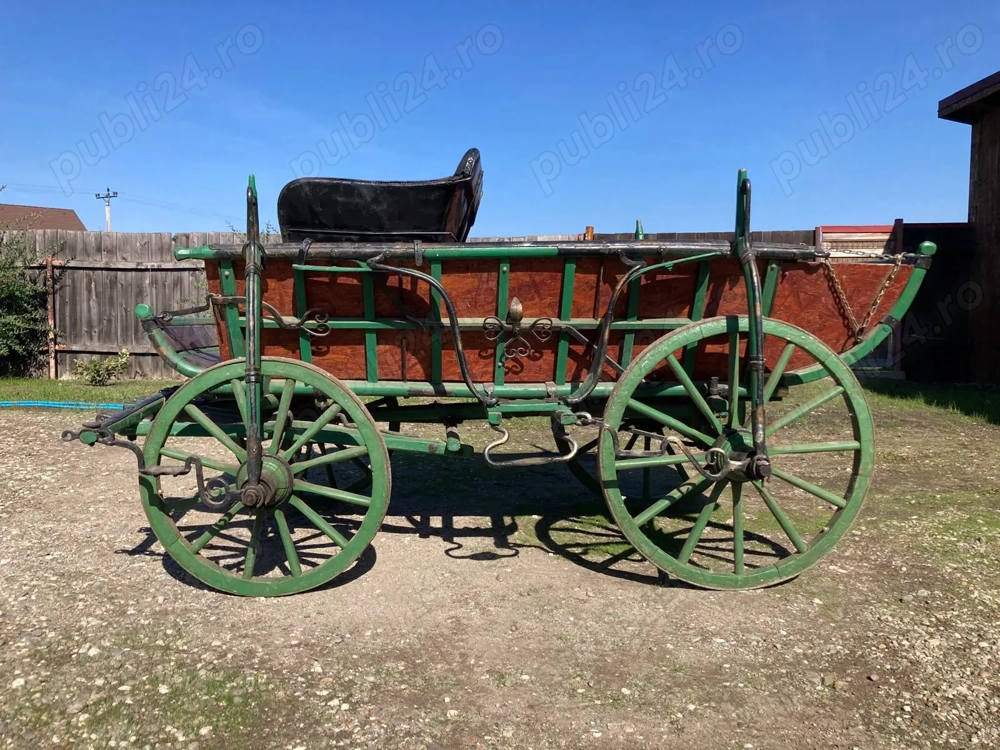 De vânzare: Car tradițional pentru 2 cai