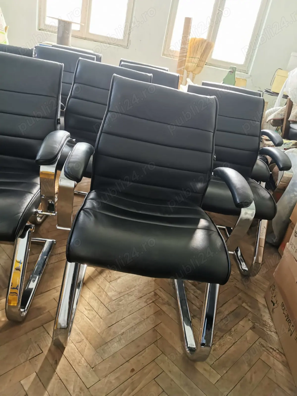 Scaune fotoliu conferință din piele Topstar 