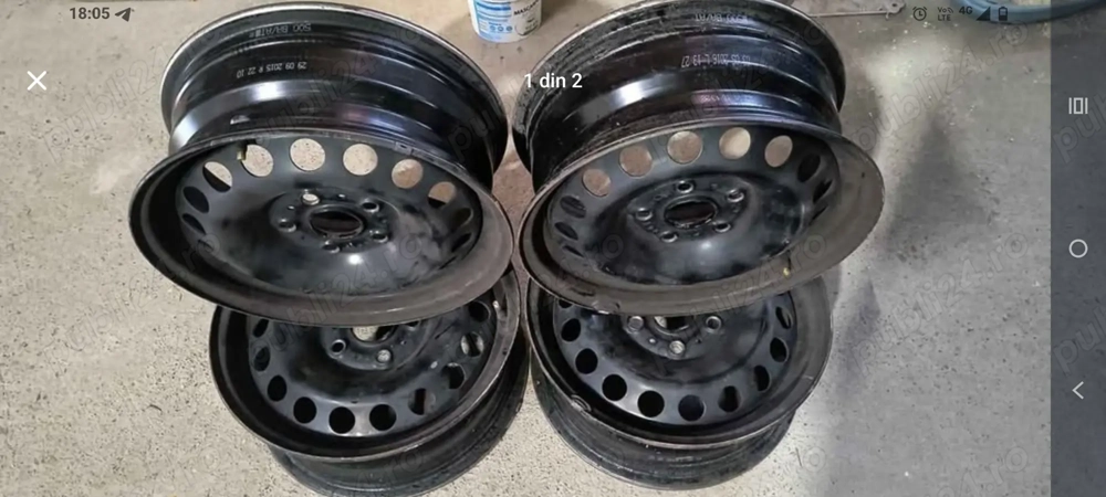 Jante 5x112 R15 VAG Audi VW, Seat, Skoda 