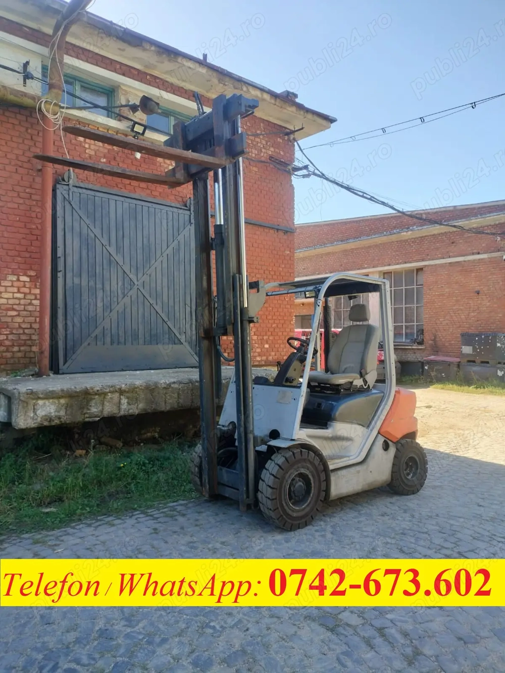 Motostivuitor Still RC 40-25, an 2010, diesel, ridica 2.5 tone pana la inaltimea de  3.30 metri