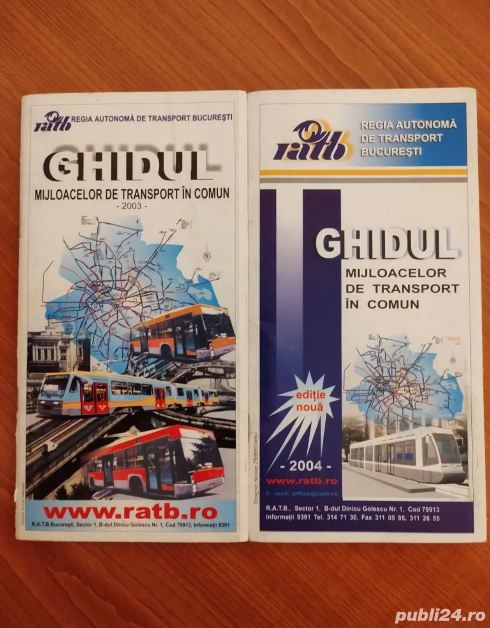 Vand Ghid Calatorie RATB   STB 2003 2004