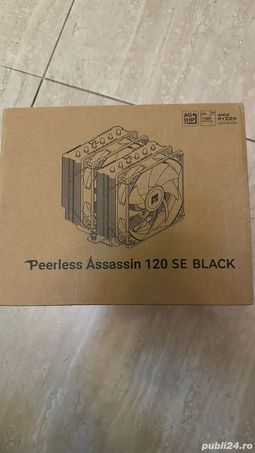 Cooler Peerless Assassin 120 SE Black nou nout  Merge la  Intel-LGA 1851 LGA1700 Lga115X 1200  Si  A