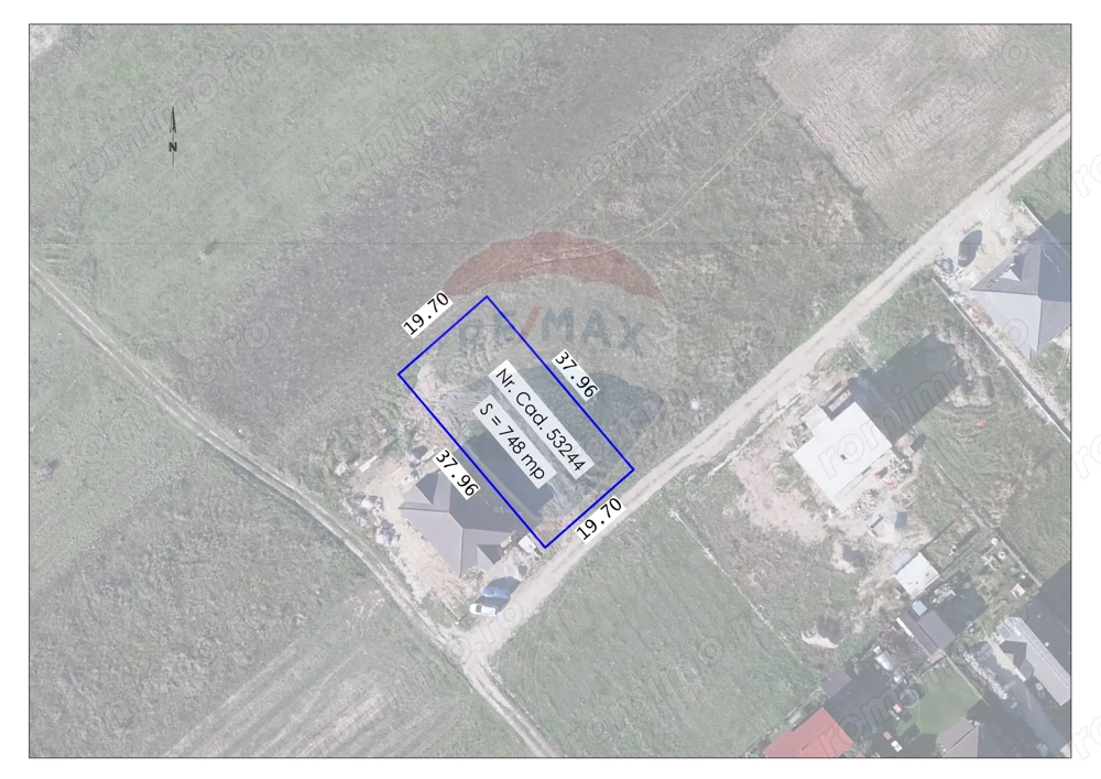 Teren 748 mp în Sânmartin pe Strada Arcașilor, de vânzare