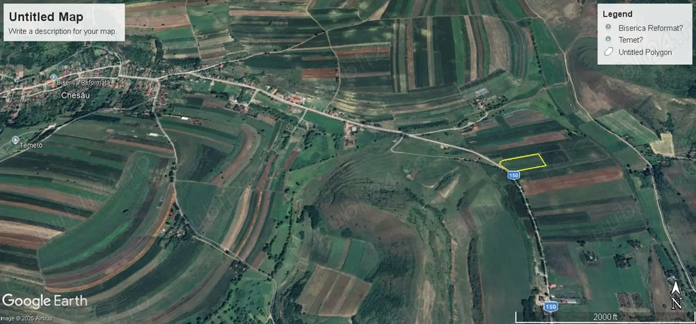 Vand teren arabil 1 ha Mociu jud Cluj