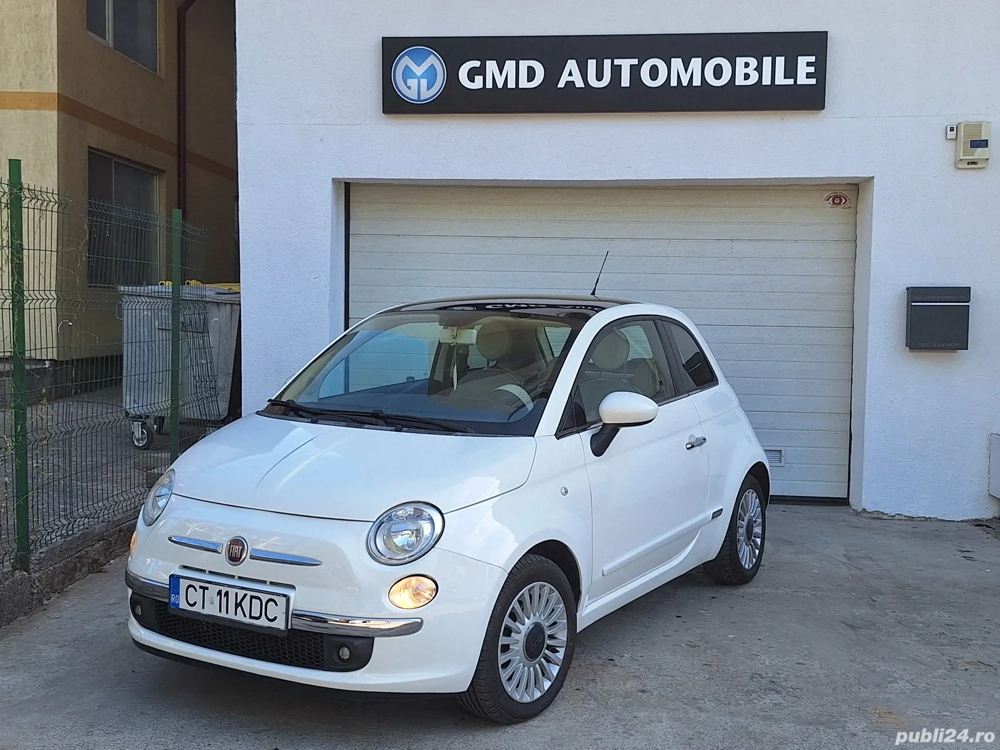 Fiat 500 Alb Perla 1.3 jtd