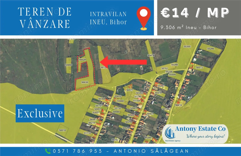 Teren intravilan, de vanzare - Ineu, Bihor Teren intravilan, de vanzare - Ineu, Bihor