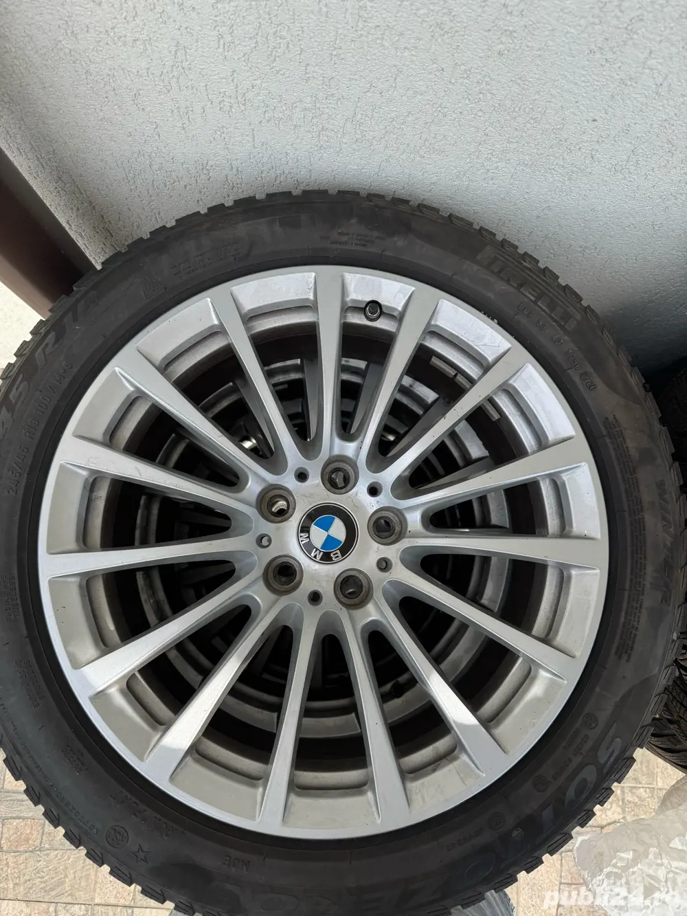 Roti Bmw seria 520 cu anvelope Iarna