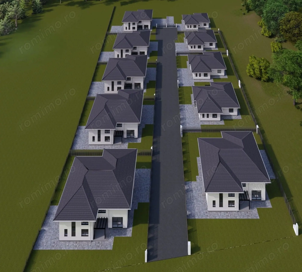 Case noi, unifamiliare si duplex, spre vanzare in Livezeni !!!!