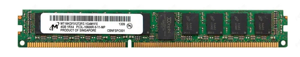 MT18KDF51272PZ-1G4M1FE Micron 4GB DDR3 Reg ECC PC3-10600 1333Mhz Memorie Ram Server